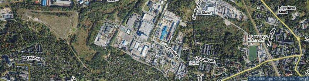 Zdjęcie satelitarne Budowlana ul.